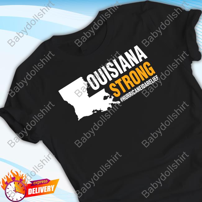 Louisiana Strong Hurricane Ida Relief Crewneck Sweatshirt
