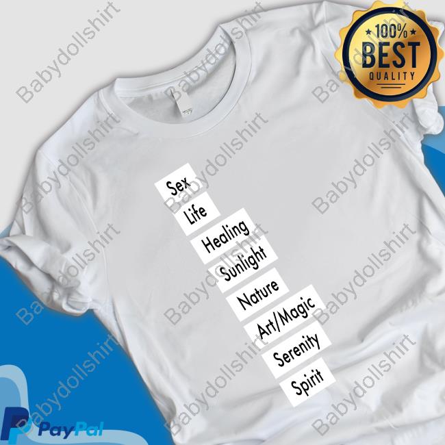 Ajobyajo Merch Bisexual Armys Sex Life Healing Sunlight Nature Art Magic Serenity Spirit Shirt