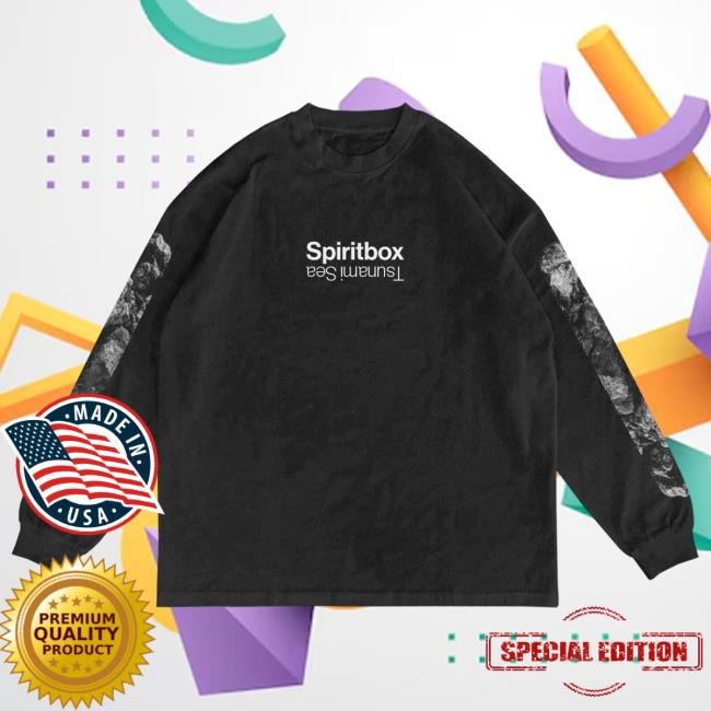 Spiritbox Tsunami Sea Iconography Faded L/S Spiritbox Merch