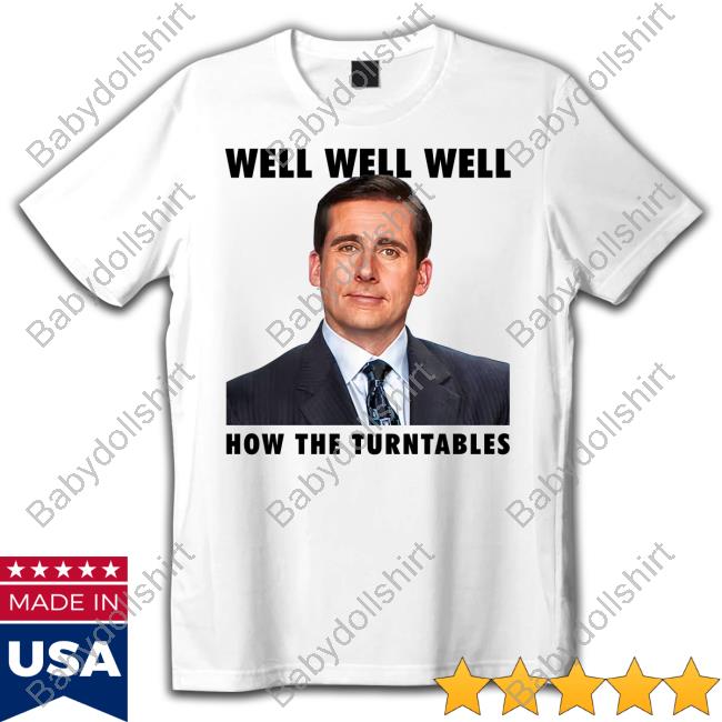 Michael Scott Well Well Well How The Turntables Shirt Shirts That Go Hard
