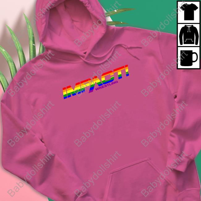 Official Wrestling Headlines Impact Wrestling Pride Month 2023 Sweatshirt