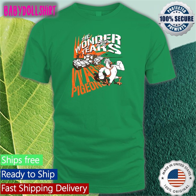 The Wonder Years War On Pigeons Baseball Sleeve Tee