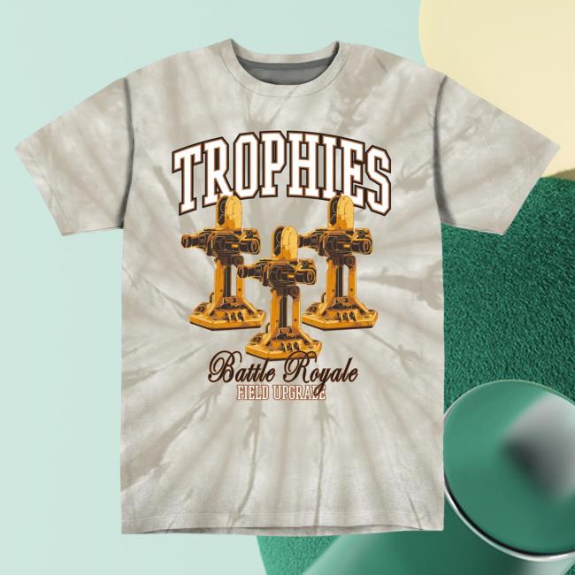 Official Call of Duty Grey Tie-Dye Trophies T-Shirt