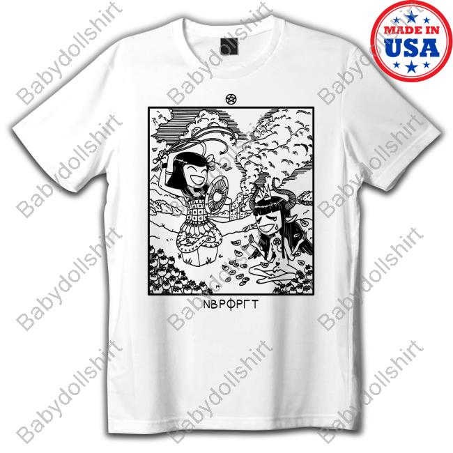 Official Hitsuji Goods Merch Abraxas And Baphomet Tee Shirt