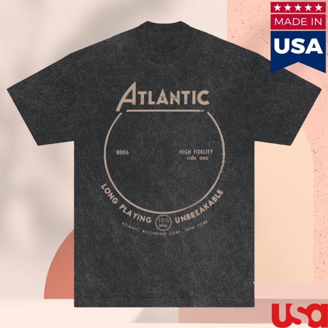 Official Atlantic Records Merch Atl 75 Atlantic Anniversary Digital Gateway Tee