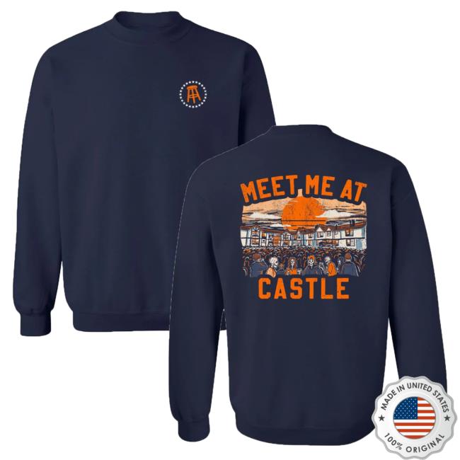 Official Barstool Huskies Merch Store Barstool U Meet Me At The C Crew neck Sweatshirt Barstoolhuskies Apparel Clothing Shop