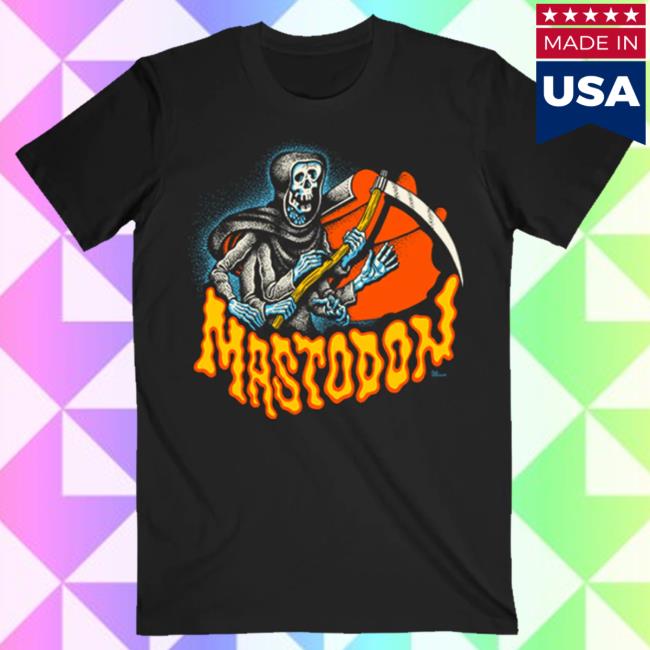 Official Mastodon Rocks Merch Store Mastodon Reaper T-Shirt Mastodonrocks