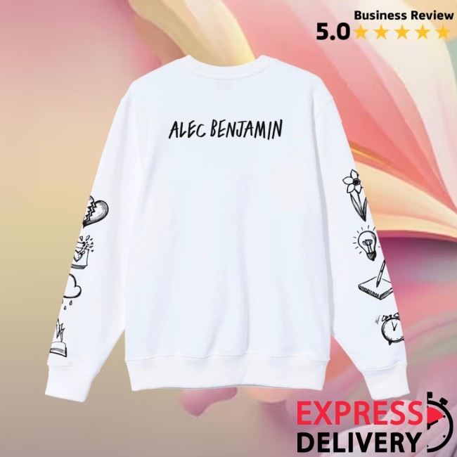 12 Notes Tour Pullover Sweatshirt Alec Benjamin Store