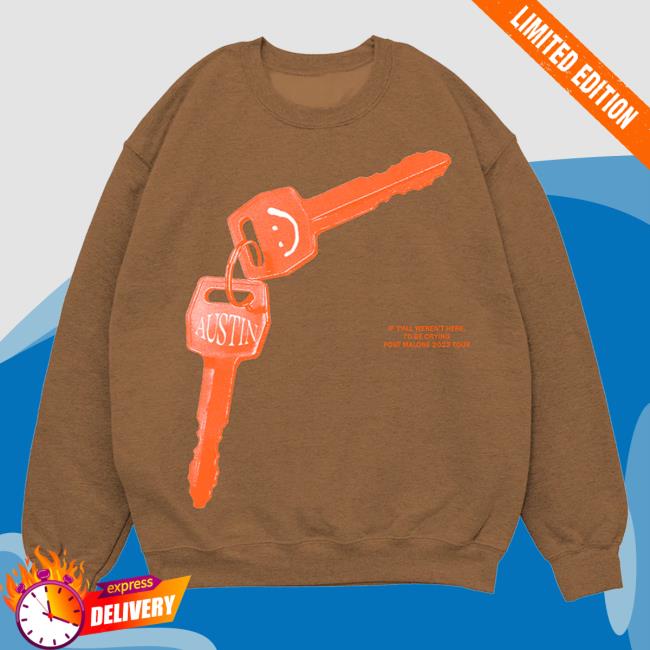 Official Post Malone Apparel Clothing Merch Store Post Malone Tan Austin Keys Hoody PostMalone Shop