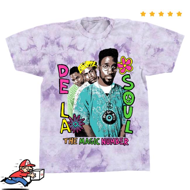 The Magic Number Purple Tie-Dye Shirt New