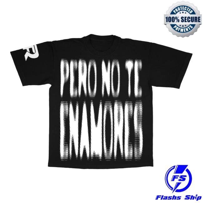 Official Fuerza Regida Merch Shop PNTE Album PNTE Blurry - Black New Shirt Fuerza Regida