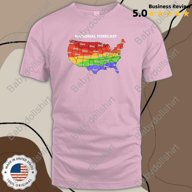 Official National Forecast Gay Gay Gay Hooded Sweatshirt