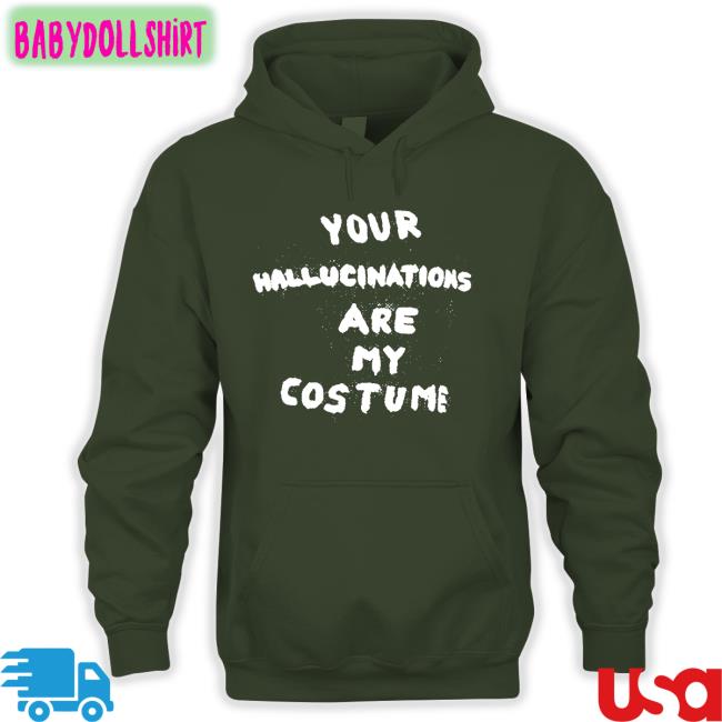Your Hallucinations Are My Costume Long Sleeve T Shirt Steve Silberman Gaptooth Snodgrass Too