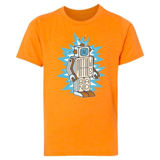 Official Dave Matthews Band Merch Store Youth Robot Attractive Shirt